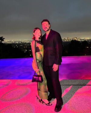 Alicia Moffet Instagram - Thank you so much for having us @armanibeauty @giorgioarmani 🍬