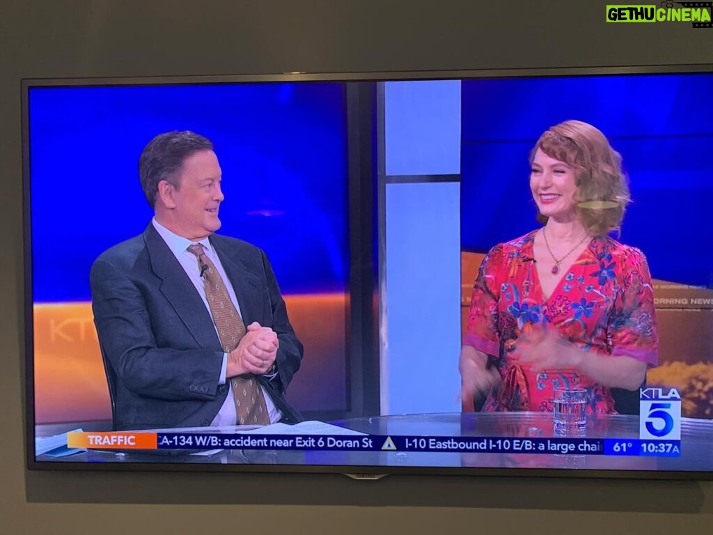 Alicia Witt Instagram - it would be impossible to guess how many times i had the honor of sitting here across from the inimitable @samontv at @ktla5news. just yesterday morning, i was informed that my first confirmed interview while in LA for the premiere of @longlegsfilm would be with him - which is no surprise. sam was everyone’s first stop when coming thru town, a favorite and familiar and joyful place to be. he knew just what to ask and always made you feel special - and truly loved his job. sam’s respect and admiration for entertainers and not only what we do, but our often-whirlwind lives, shone thru his very essence, and i always left an interview with him feeling all glowy, seen, and appreciated. whether i was there to promote my earliest music releases, or a tiny indie screening in 2 theaters, or a huge movie - he was equally passionate and enthusiastic, a champion in every way. i hope he knew the extent to which we all felt that way about him - and i’m sure he did ❤️ i can’t believe he is gone. sending love to his family, and his KTLA family. thank you for the memories, beautiful #samrubin. you’ll be so missed. #ktla5news #ktlamorningnews @ktlamorningnews