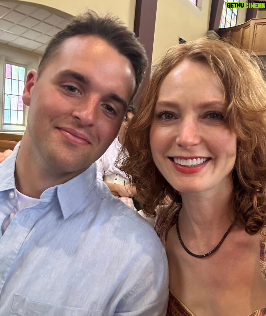 Alicia Witt Instagram - my honorary godson is a graduate 🧑‍🎓 so beyond words proud of the young man i’ve had the honor of watching @ben.larson09 become. his next chapter is @usnavy boot camp in july, following his amazing brother (and also my honorary godson 😭) @samlarsxn, home on leave to attend ben’s baccalaureate. i remain forever in awe at @elizaann360 for making it all look so easy. superwoman ❤️ grateful for this chosen family.