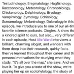 Alie Ward Instagram - So, @ologies has officially made the top 10 podcasts across all categories and a big thanks to @radiolab for having me on this week to babble about why I love making this show. It’s hard and my hair is usually a mess, but it’s a dream job, with a gaggle of smarties who have helped make it happen every Tuesday. Thank you Susan Hale, @noellydil, @erintalbert editors @mercedesdigsit @jarrett_sleeper & @zekethomasisrad, @hobbit138 @kungfoofeltus @bonidutch @stevenraymorris @thecalebpatton @kellyreopelledwyer @nickfromislands and all the Ologists who have been on the show. Here’s to another 300 episodes but better hair. 🎧🤍