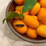 Alie Ward Instagram - Stole my neighbor’s kumquats to give to my friend and she got a bonus bug hitchiker that is blue and gorgeous but she did not like