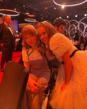 Alisha Weir Instagram - IFTA awards 24 ✨🤍
I was so excited to present two Awards at the IFTAs this year! Tune in tonight RTE2 at 9.35pm. Thank you so much for inviting me @universal_irl and @iftaacademy 
I had such a special night!!! Congratulations to all the nominees and Winners. 🖤