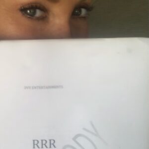 Alison Doody Instagram - Feeling so blessed reading this script and being a part of the incredible vision of S.S. Rajamouli 🙏❤️ @ssrajamouli @rrrmovie #rrr