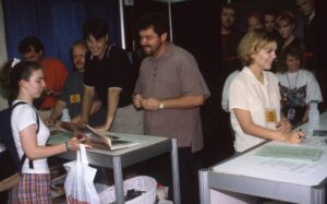 Alison Krauss Instagram - Only 31 days until #CMAfest 50th...
Here is Alison Krauss and Union Station having another great time meeting so many nice folks at Fan Fair in 1997 at the release of their record “So Long So Wrong.”
Pictured left to right: Adam Steffey, Ron Block, Barry Bales, Dan Tyminski, Alison Krauss
CMAfest.com