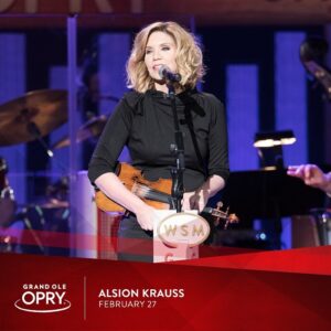 Alison Krauss Instagram - TOMORROW: Alison will be performing with The Isaacs at The Grand Ole @Opry. 
Tickets available now. Link in bio.