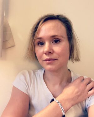 Alison Pill Instagram - I am so honoured to be an ambassador for @womenforwomen , and to share the new #shedares bracelet made by women survivors of war.  The work of these women to overcome the trauma of war, sexual violence, and inequality is astounding.  They work in small groups to support one another, educate one another, and heal.  If you have the means to donate now, your support will be triple matched, and continue the work of these women in Afghanistan, Congo, Ukraine, and so many other places affected by conflict.  These daring local-led programs can help heal so many with their work, so help spread the word.  Thank you to all the educators and leaders!