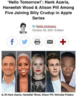 Alison Pill Instagram - An update:
1.) I got a new haircut  2.) I got a new job with awesome people  3.) Fall for #henrychirpa