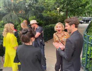 Alison Pill Instagram - Congratulations to @thejoshualeonard on the premiere of #thedrop at #tribecafilmfestival .  And to the amazing cast and crew (@sarahadinasmith @mistersquinter @annaryankonkle @jermainefowler @aparnapkin and sooooo many other talents and awesomes) Also note the difference in my photograph face from red carpet to adjacent to red carpet when we were caught by our friend @hillelaron It’s such a funny, shocking in the best way, hearfelt movie.  There are still two screenings at Tribeca!!! Check it out if you’re able to.