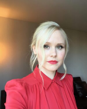 Alison Pill Instagram - Tonight we got to share All My Puny Sorrows with the world.  Mike McGowan directed, @sarahgadon and #marewinningham and @thealymawji act their faces off, @danielgrant_dp made some beautiful pictures, and it’s based on the most glorious book by #miriamtoews .  So I got dressed up in a number by @ryanrocheny and @simoneotis and @the.topknot made me fancy.  Then Miriam and I got to finally meet in person and it was magical.  It feels miraculous to be around humans again in a theatre (masked and tested and vaccinated), and sharing the work we created last year. So thank you to @tiff_net for the wonderful evening.
