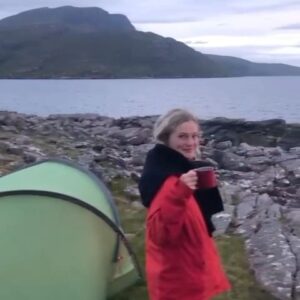 Alison Sudol Instagram - wild camping on the coast of Scotland, one of the happiest nights of my life x i'd love to see your happiest moments too x if you submit your favourite video at the link in bio, you may be included in something special coming very soon ✨👀