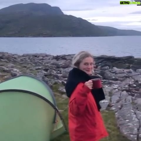 Alison Sudol Instagram - wild camping on the coast of Scotland, one of the happiest nights of my life x i'd love to see your happiest moments too x if you submit your favourite video at the link in bio, you may be included in something special coming very soon ✨👀