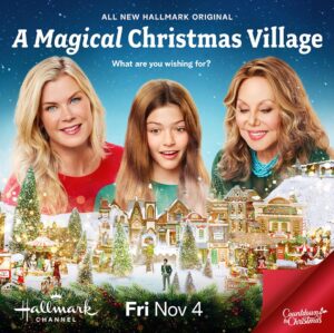 Alison Sweeney Instagram - I cannot wait for you all to see A Magical Christmas village starring Luke Macfarlane (@ten_minutes_younger ) & @marlothomas !! It premieres one week from tonight. Friday, Nov 4th on @hallmarkchannel 🎄 🎥  #countdowntochristmas #amagicalchristmasvillage