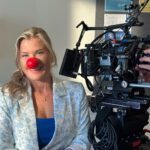 Alison Sweeney Instagram - Lights , camera, action! Every movie needs a Red Nose Day. Get yours at rednoseday.org thank you @comicreliefus for helping provide books in schools and meals on tables. #rednoseday 🎥