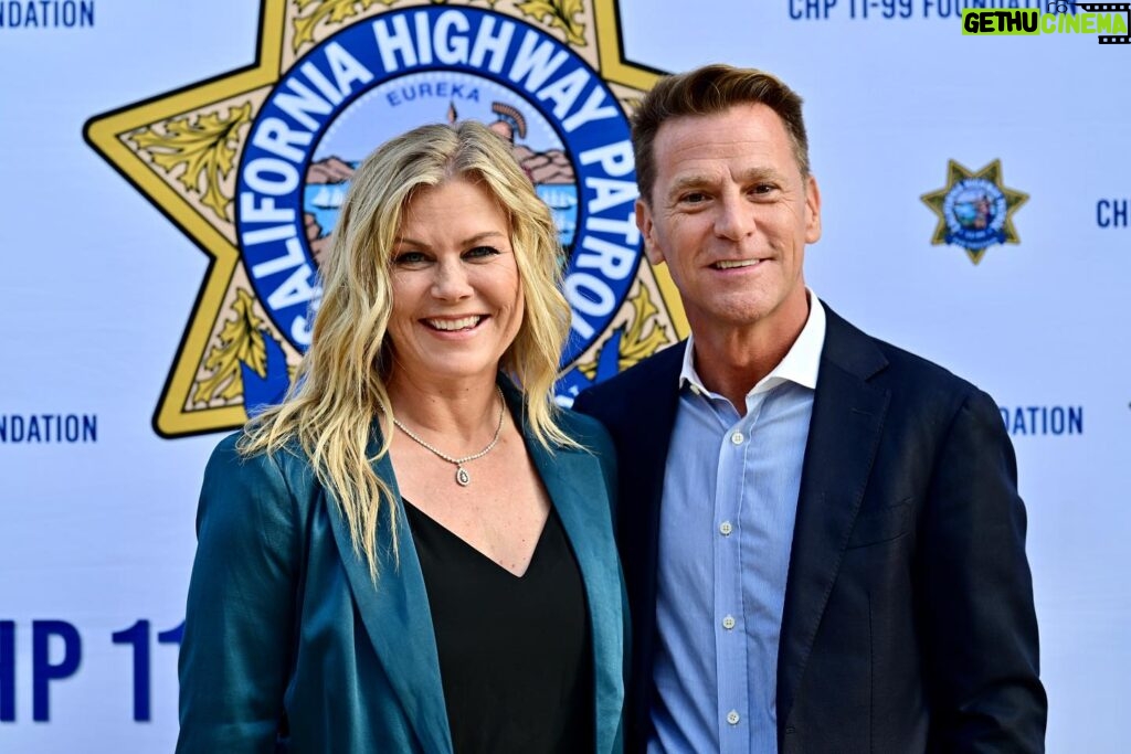 Alison Sweeney Instagram - Dave and I had the wonderful opportunity to support the @chp1199foundation this weekend. This organization does so much - see link in bio - we are thrilled help. If you see a future for yourself in law enforcement visit @chpcareers to find out more! 💛💙