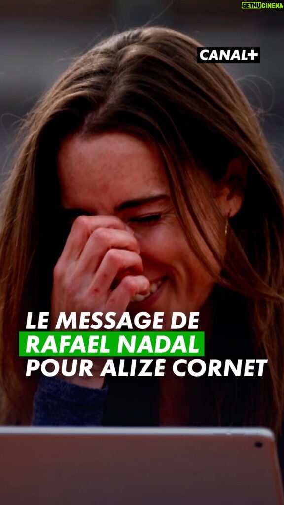 Alizé Cornet Instagram - Pour CANAL , @rafaelnadal rend un magnifique hommage à @alizecornet après l’annonce de sa fin de carrière 😍