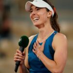 Alizé Cornet Instagram - Merci Alizé 🧡 #RolandGarros | 📸 @nicogouhier22 @jccaslot/FFT