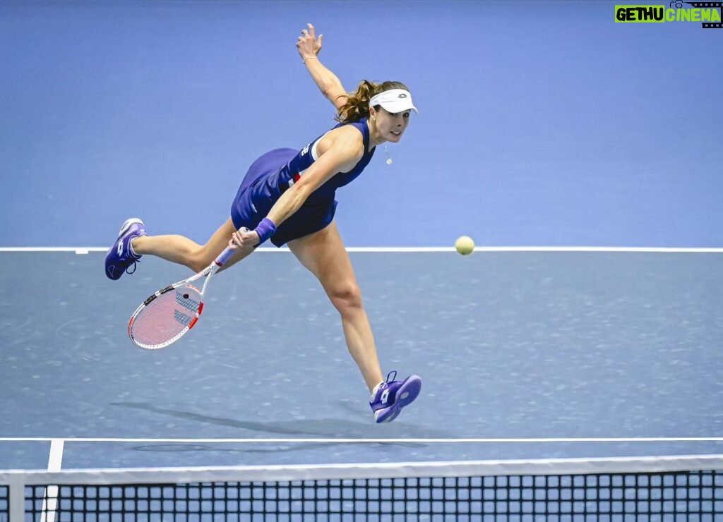 Alizé Cornet Instagram - L'aventure se termine, mais les souvenirs resteront 🥲 Jouer pour son pays c'est souvent beau, parfois douloureux, mais c'est toujours une expérience hors du commun. We will be back 🇨🇵💪 @billiejeankingcup 📸 @paulineballet / FFT