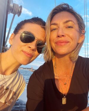 Allie McCulloch Instagram - Had the best past weekend celebrating the bride-to-be, my little sis, McKenzie! We literally couldn’t have celebrated better!just us three sisters & mom! slept on a sailboat in Newport, Rhode Island! and had ALLLLL the lobster (and cheese…and champagne…) we could handle! 
cannot WAIT for the wedding in the badlands! 🦬🌵