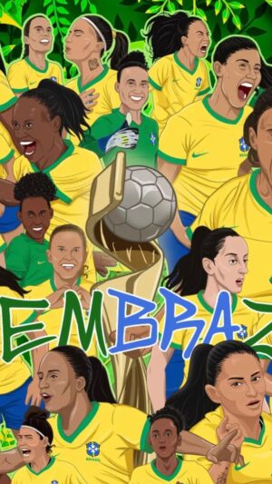 Alline Calandrini Instagram - Um breve resumo de QUASE tudo que aconteceu na GRANDE VITÓRIA da @selecaofemininadefutebol na Copa Do Mundo. 
✨🇧🇷

Crédito: @selecaofemininadefutebol