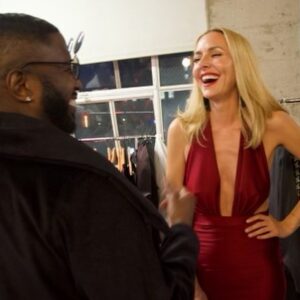 Allison McAtee Instagram - #bravo 🏆 @reed_gregory on a spectacular show! #thankyou❤️ so much for having me. #model #catwalker #runway #la #fashiondesign 
#bts 📸 with @septimiusthegreat @captainmikek @okaayandre
