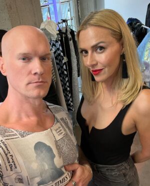 Allison McAtee Instagram - #bravo 🏆 @reed_gregory on a spectacular show! #thankyou❤️ so much for having me. #model #catwalker #runway #la #fashiondesign 
#bts 📸 with @septimiusthegreat @captainmikek @okaayandre