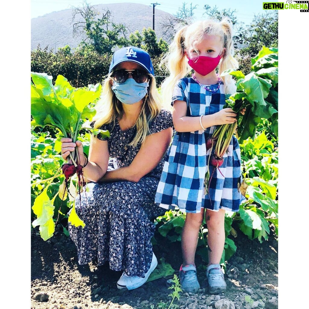 Allison Munn Instagram - We played hooky from zoom school today & went to the farm.