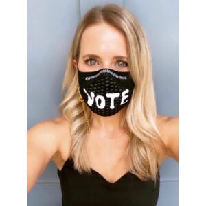Allison Munn Instagram - ⁣
I’m a nerd about voting & I have been since I was a teenager. When I was growing up, my core values differed from most of the people around me & I couldn’t wait to be old enough to vote. Because I’d be 18 by the general election, I was allowed to register at 17 (for the primaries) & I remember feeling giddy with power. ⁣
⁣
My late father was a lobbyist & we had completely opposite political viewpoints. We would debate about politics but it never turned ugly - it just drove him nuts that my vote was essentially cancelling out his. I miss him most around election time. ⁣
⁣
I still feel giddy when I vote. Whenever I see racism, xenophobia, homophobia, transphobia, basic human rights in danger of being taken away, kids locked in cages, climate change deniers & people in power who tell us not to be afraid of a deadly pandemic that has killed over 200,000 Americans, I love that at the very least, MY one vote will cancel out the one vote of someone who supports this hate. That is power. Voting is power. I’m using that power to vote for @JoeBiden & @KamalaHarris. ⁣
⁣
I’m preemptively shutting off comments because I don’t feel like dealing with bots & trolls on my birthday. ⁣
⁣
Please enjoy these random photos & embarrassing outfits from the distant past. ⁣
⁣
Please Vote. Vote early if you can. 🗳 ⁣#vote #rockthevote @rockthevote 
⁣
Mask: @variantmalibu⁣
Mask Chain: @mynicejewishmother ⁣
⁣