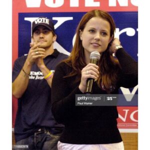 Allison Munn Instagram - ⁣
I’m a nerd about voting & I have been since I was a teenager. When I was growing up, my core values differed from most of the people around me & I couldn’t wait to be old enough to vote. Because I’d be 18 by the general election, I was allowed to register at 17 (for the primaries) & I remember feeling giddy with power. ⁣
⁣
My late father was a lobbyist & we had completely opposite political viewpoints. We would debate about politics but it never turned ugly - it just drove him nuts that my vote was essentially cancelling out his. I miss him most around election time. ⁣
⁣
I still feel giddy when I vote. Whenever I see racism, xenophobia, homophobia, transphobia, basic human rights in danger of being taken away, kids locked in cages, climate change deniers & people in power who tell us not to be afraid of a deadly pandemic that has killed over 200,000 Americans, I love that at the very least, MY one vote will cancel out the one vote of someone who supports this hate. That is power. Voting is power. I’m using that power to vote for @JoeBiden & @KamalaHarris. ⁣
⁣
I’m preemptively shutting off comments because I don’t feel like dealing with bots & trolls on my birthday. ⁣
⁣
Please enjoy these random photos & embarrassing outfits from the distant past. ⁣
⁣
Please Vote. Vote early if you can. 🗳 ⁣#vote #rockthevote @rockthevote 
⁣
Mask: @variantmalibu⁣
Mask Chain: @mynicejewishmother ⁣
⁣