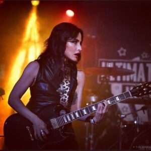 Allison Scagliotti Instagram - Caught channeling my meanest Misfit at @ultimatejamnight by @timjanssensmusic.