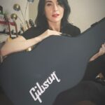 Allison Scagliotti Instagram – A blessed Virgo season to all who celebrate. For those keeping track, I made a little exploratory trip to @chicagomusicexchange a few weeks back. This is the beauty who called to come home with me. Say hello to my new baby, Rosemary. 🌹 🦇 
@gibsonguitar