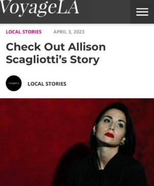 Allison Scagliotti Instagram - On my reintroduction tour. New interview with @voyagelamag out now. Read it and weep.