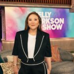 Ally Maki Instagram - Movie games and pregnant life on @kellyclarksonshow TODAY! The best combo. A forever memory that our little baby girl and I got to do the show together in NY! We love you @kellyclarkson 🫶 Tune in!