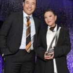 Ally Maki Instagram - Still in shock. Thank you CAPE for the tremendous thrill of being honored as Best Actor in Film at this year’s @capeusa RADIANCE gala- celebrating extraordinary women and nonbinary API in the entertainment industry. It was a night filled with tears (and more tears) and an overwhelming sense of hope for all that’s to come. @michsugi @jesvu and the entire team I can’t thank you enough for the work you do to make sure we are accurately represented in this industry. ⁣ ⁣ I never imagined I’d get to play two characters in one summer that both reflect my family history and encompass my worldview as a proud 4th generation Japanese American. Two female characters, both written with agency and beautifully layered with imperfections, heart and a real sense of humanity. Filming both Shortcomings (the directorial debut of Randall Park) and Seagrass (the directorial debut of @meredithhamabrown) forever changed parts of my heart and moved the needle forward on what I believe is possible for not only myself, but our community as a whole.⁣ ⁣ Randall - your empathy and creative heart go unmatched in this business. Thank you for taking the time to present this award to me. Time and time again you just continue to show your golden heart. ⁣ Thank you so much for this tremendous honor. ❤️