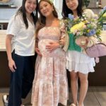 Ally Maki Instagram - 💐💞 Yesterday’s baby shower feels like a dream. We are on cloud 9 and so overcome with love and support for our baby girl. It really does take a village and knowing that she is going to come into this world with such inspirational and LOVING friends and family around her feels unreal. Thank you to all who sent us little notes of support and to everyone who spent the day with us. We can’t wait to meet our little girl! 🫶☁️ ⁣ ⁣ Thank you’s from the bottom of our hearts to: ⁣ ⁣ Hosted by: @therealkarawang @rowenatsai and my mom! 🩷⁣ ⁣ Catered by: my absolute favorite @mendocinofarms we love you @ellen.c.chen ⁣ Flowers: @theplumdahlia ⁣ Balloons: by my brother (who is weirdly so talented at balloons 😂) @adam.matsu ⁣ Game show hosts (4life): @shrrycola @james.s.li ⁣ Wooden arch: @ca__e_ & Chris⁣ ⁣ Photos: @djlilvibey @mariselazumbado ⁣ Cookies biscuits: @kapi.cafe⁣ ⁣ Cake: @emilyfuturama @remiyamamoto ⁣ Gift bags: @tochisnacks @drinktheqi @kimlyparc @drinknarra @drinkwaveswater ⁣ Glam: @rubyvo_