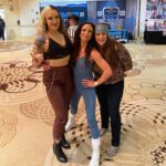 Allysin Kay Instagram - We were thisssss🤌🏼close to a Slugs reunion pic, just missing @chelseaagreen 😭 Thank you @officialwrestlecon! Meeting fans, getting to put Twitch handles to faces, and reuniting with friends that I haven’t seen in YEARS is what makes the chaos of these weekends worth it 🖤 I also live streamed Day 2 on my Twitch - You can still watch the replay! (Link in stories & bio) 10 pics is not enough to share everything from this weekend, so the rest are going on my Patreon for now. Thank you, Philly!