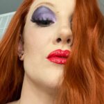 Allysin Kay Instagram - Jessica Rabbit reveal 💃🏽💋 This costume really tested my patience. Jessica is high maintenance AF 🥴 Tonight is Sailor Moon! Join us on Twitch - I’m gonna say 10:30pm ET for this one because I still have to fly home today. Watch my stories for updates! 🌙