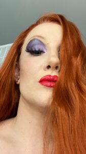 Allysin Kay Instagram - Jessica Rabbit reveal 💃🏽💋 This costume really tested my patience. Jessica is high maintenance AF 🥴 Tonight is Sailor Moon! Join us on Twitch - I’m gonna say 10:30pm ET for this one because I still have to fly home today. Watch my stories for updates! 🌙