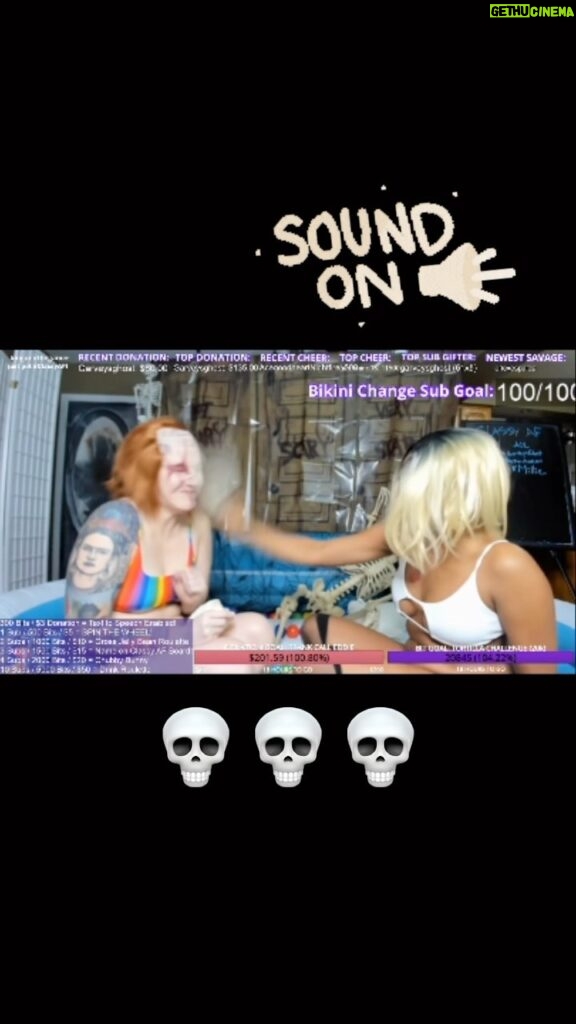 Allysin Kay Instagram - Sound on for that last one 😅😅😅 (I’M SORRY MARTI 😭💀) New YouTube video just went live on my channel! Check out this highlight from our first Spooky Hot Girl Twitch (2022) as we prepare for our HOTlanta Edition 48-HOUR STREAM THIS TUESDAY!!! 🤩😅 We prank call wrestlers, Chucky gets ROASTED, we almost 💀 each other with tortillas AND marshmallows, and of course we gave out a bunch of prizes in the chat! 🖤 Links for everything in my stories & bio!