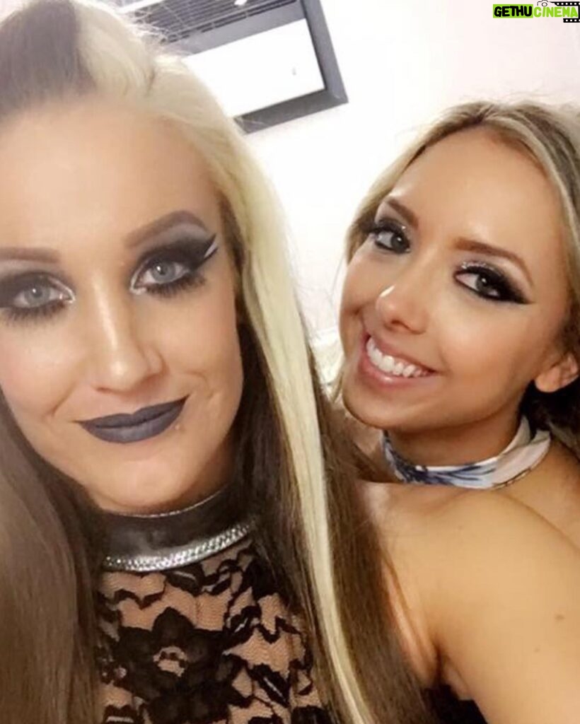 Allysin Kay Instagram - Happy Birthday @alliewrestling!!! I never really realized it until now, but we basically grew up together in wrestling. We wrestled all over the indies together, (especially Ontario) you took me to my first SHIMMER, we learned how to work TV together. I’m so proud of the person you’ve become and I love you. 🖤🎂 Our most recent pic —> Our first pic (and a lot of the in between) 🥳