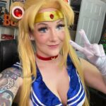 Allysin Kay Instagram - This theme goes so hard. She is ✨ THE ONE ✨ Sailor “Not to Be Fuqqed With” Moon 🌙 #SailorMoon #SailorMoonCosplay