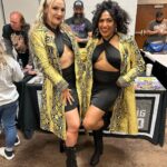 Allysin Kay Instagram - Day 1 of @WrestleCade! We have an event-HEXclusive item at our table, come find us! 🖤💛
