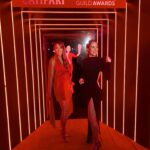 Alona Tal Instagram - What a night @sagawards @sagaftra !! Celebrating our actor community with my queen @soyonan while sparkling thanks to the amazing designer @may_mashiah and feeling like I slept for a week thanks to the magical hands of @beautyby_lana__ who never fails to make me look like my best self. I’m a happy girl.