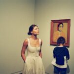 Aly Michalka Instagram - An oldie but one of my favorite portraits from @auhasardspr Just love this composition and the lil human quietly studying in the background