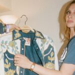 Aly Michalka Instagram - Thanks for talking with us about our love of watches @dimepiece.co Here I am wearing my 2nd child in the lineup, my @cartier tank from the 70’s