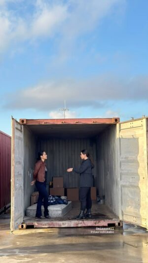 Alyssa Diaz Instagram - Looking forward to clear skies…”somewhere over the container yard” @missoneil @therookieabc
