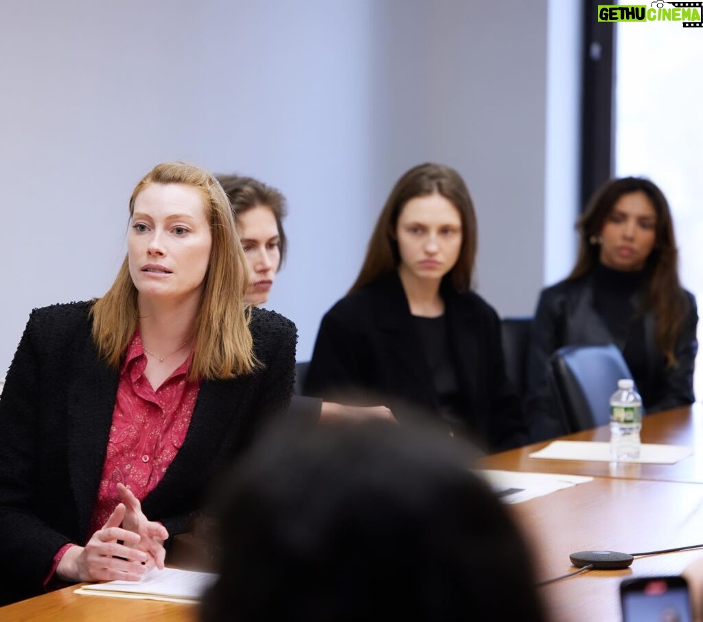 Alyssa Sutherland Instagram - Lobbying in Albany with the @modelallianceny to garner support for the #FashionWorkersAct. Models today face the same dangers they always have (rampant wage theft, labor and sex trafficking, zero basic workplace protections) along with the added threats of AI. The fashion industry has been overlooked for decades and it’s time for change. The #FashionWorkersAct would establish basic protections for the modeling workforce that most other industries are afforded and with less than two months before the legislative session ends, we need your support! Help us pass the #FashionWorkersAct. Please amplify and follow along (@modelallianceny) for more opportunities to get involved! Link in bio for more info. @bradhoylman @karinesreyes87 @govkathyhochul