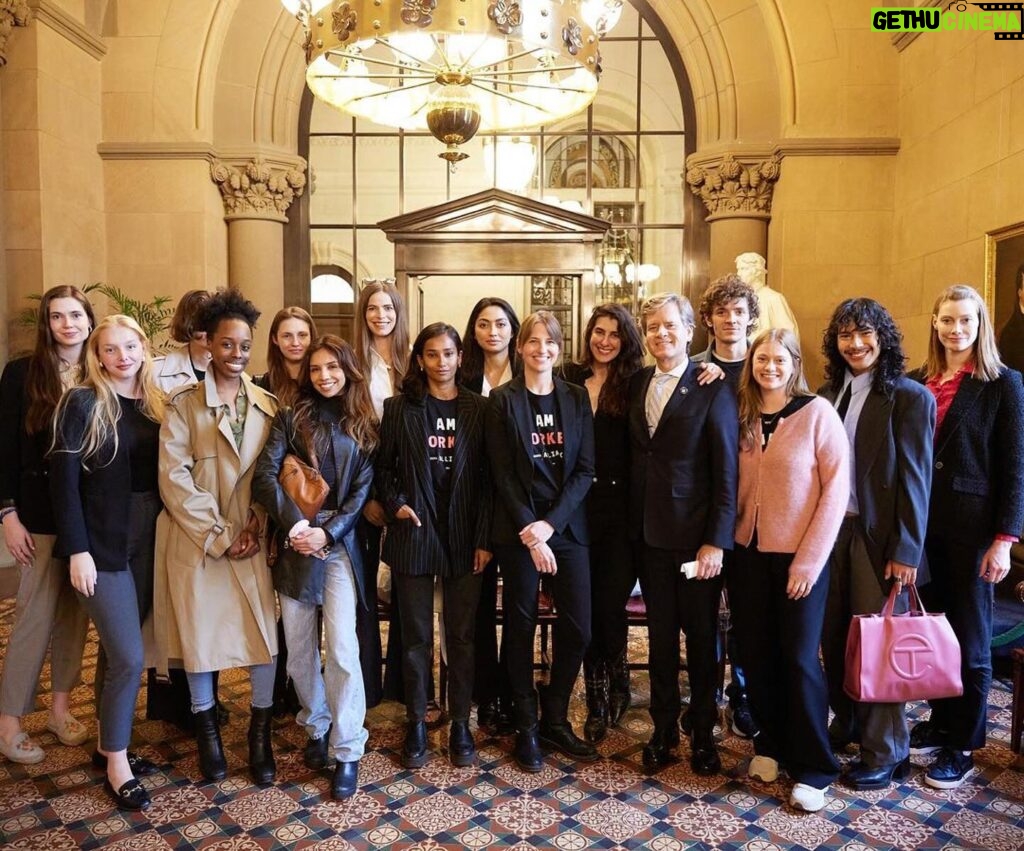 Alyssa Sutherland Instagram - Yesterday, we traveled to Albany to meet with lawmakers and hold a press conference with our bill sponsors, Senator @bradhoylman and Assembly Member @karinesreyes87, to build support for the #FashionWorkersAct (S.2477/A.5631). Models are advocating for essential labor protections and striving to bring the fashion industry in line with the standards of other industries. “Fashion workers deserve equal access to rights like other workers in traditional fields,” said Assembly Member @karinesreyes87. “I am proud to be the Assembly sponsor of the New York State Fashion Workers Act, because as the nature of work changes, our laws need to change too. Creative workers should have access to basic protections from harassment, wage theft, the misuse of their image, and other forms of dehumanization. I am hopeful that my colleagues in the Legislature will pass this critical piece of legislation and protect workers from these abuses.” Thank you to our bill sponsors and all the models who joined us yesterday to make our lobby day a success. With less than two months before the legislative session ends, we need your support. Please amplify and follow along for more highlights from our lobby day and opportunities to get involved! @modelallianceny