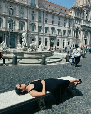 Alžbeta Ferencová Instagram - Šťastná, pretože Pasta 🍝
Rome 🤍

#rome #ladolcevita