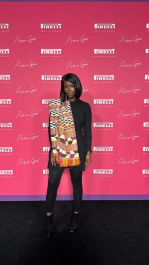 Ama K. Abebrese Instagram - At the 2024 @pirelli calendar launch. The historic 50th edition which was photographed by Ghanaian artist @princejyesi highlights Black Excellence.

Among those featured are Angela Bassett, Naomi Campbell, Amanda Gorman, Idris Elba, Tiwa Savage, Marcel Desailly.

The calendar also features His Royal Majesty Otumfuo Osei Tutu II, King of Ashanti Kingdom. Truly historic.