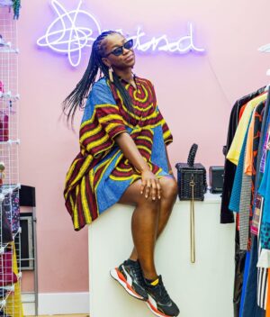 Ama K. Abebrese Instagram - At the @mindcarnaby x @marian_kwei styling and shopping event in support of mental health.

Shopping at @mindcharityshops helps @mindcharity, the leading mental health charity in England and Wales support the one in four that will experience a mental health problem in a year.

MIND will not stop till everyone experiencing a mental health problem receives support and. #mentalhealthawareness 

With @agnes.agyepong 

👗: @sandracummingstrends 
👜: @ewuraba_bags_gh 

📸 @1stoftheworstv2